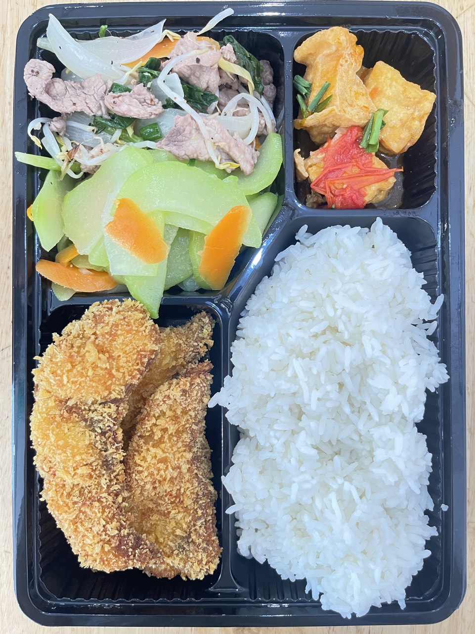 Cơm cá chiên giềng mẻ